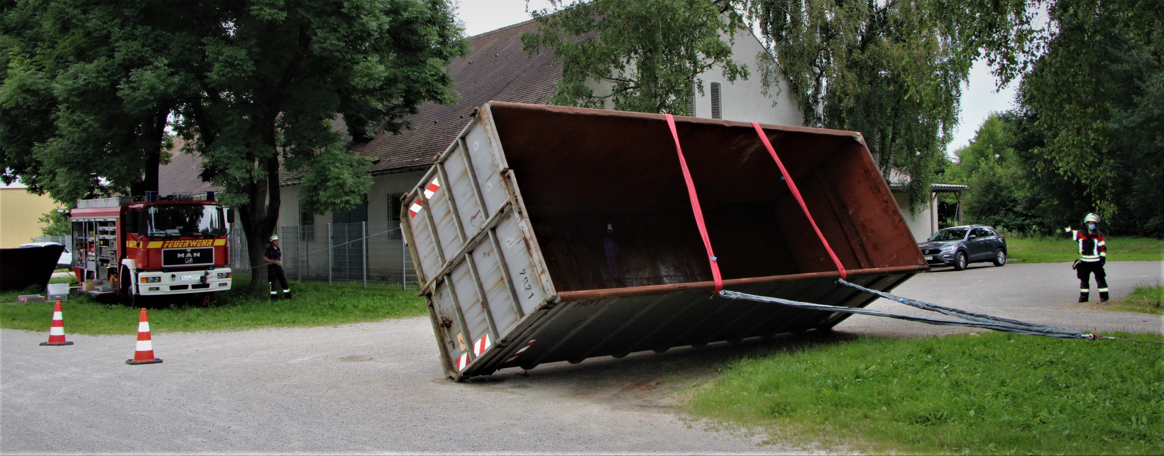 THL Bewegen von Lasten Container RW Seilwinde 2