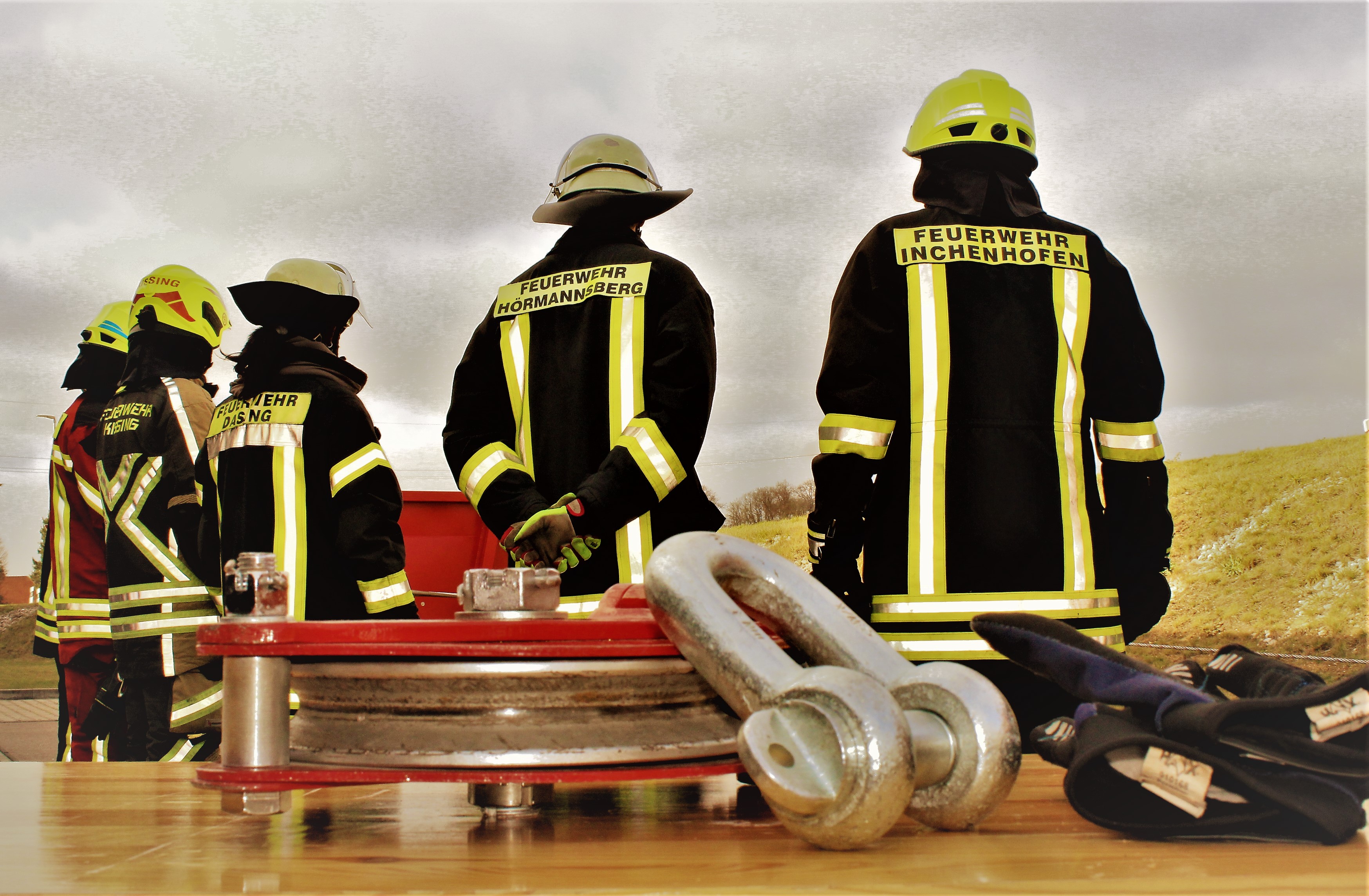 THL Inchenhofen Hrmannsberg Mehrzweckzug Ausbildung Umlenkrolle Schkel